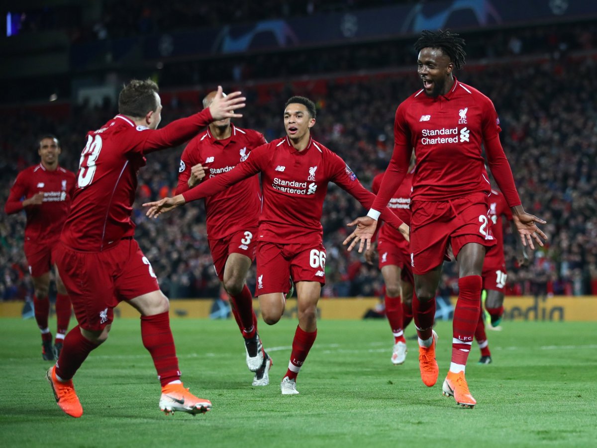 Origi (jobbra) két góllal vette ki a részét a Liverpool sikeréből •  Fotó: Liverpool FC/Facebook