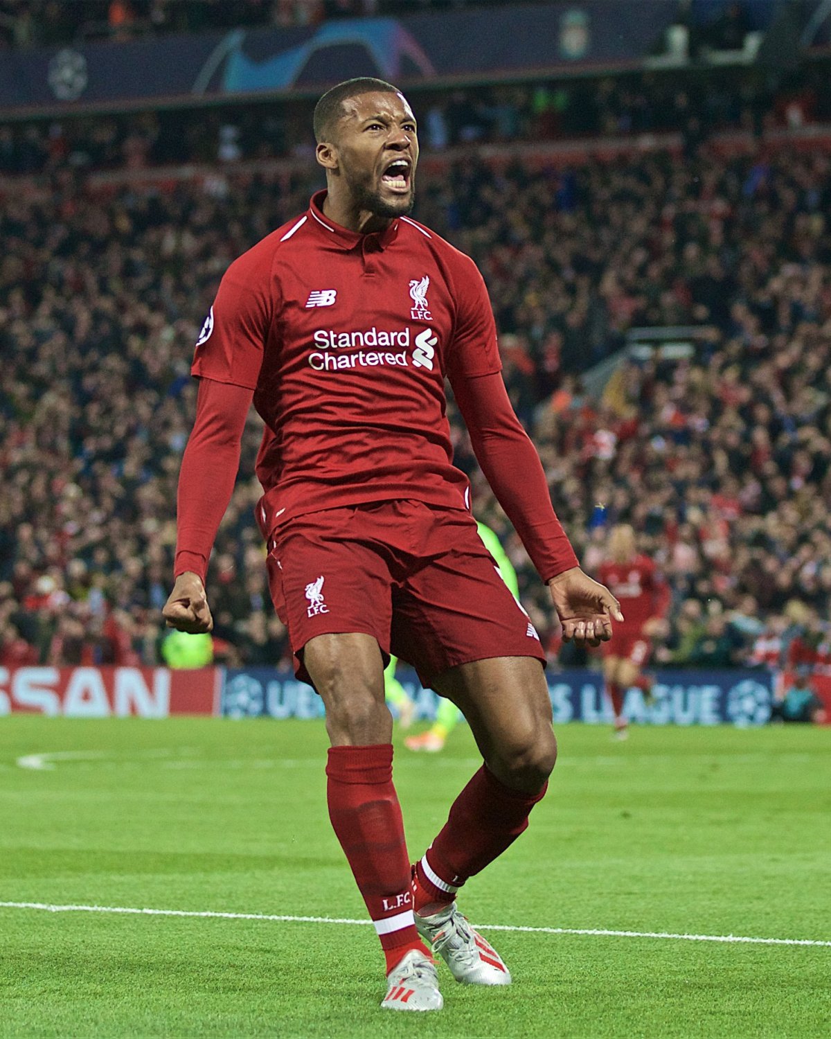 A félidőben csereként beállt Wijnaldum két góllal hálálta meg a bizalmat •  Fotó: Liverpool FC/Facebook