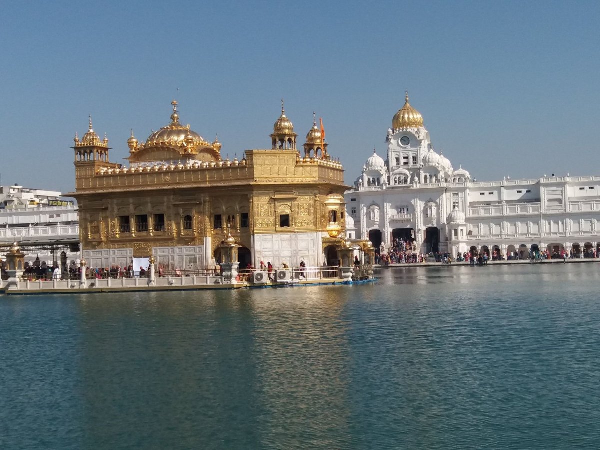 A szikhek Aranytemploma Amritszárban •  Fotó: Facebook/The Kőrösi Project - From Transylvania to Ladakh