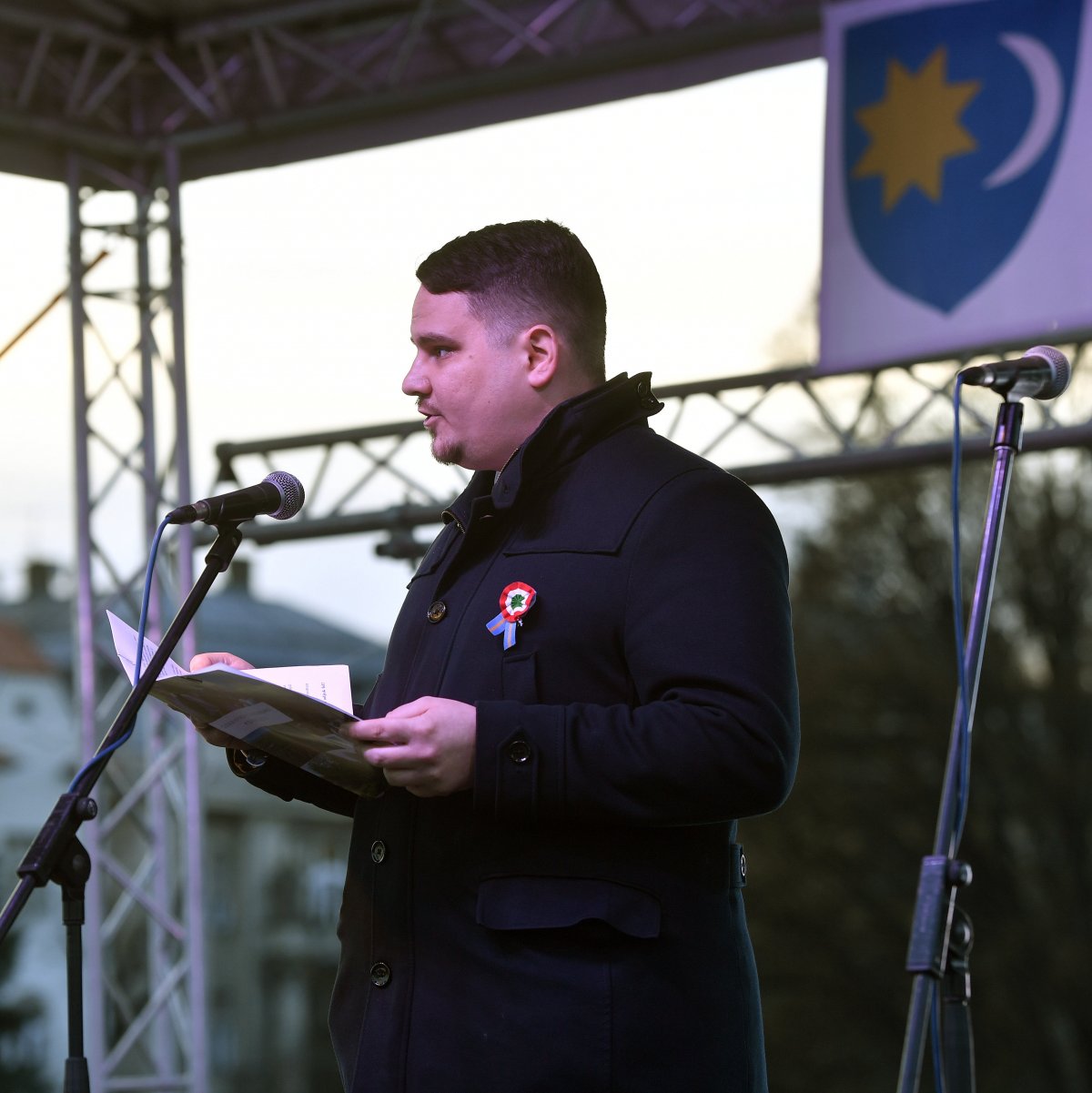 Dabis Attila: „Ha mi nem törődünk a saját megmaradásunkkal, mások boldogan átlépnek majd felettünk” • Fotó: MTI/Máthé Zoltán