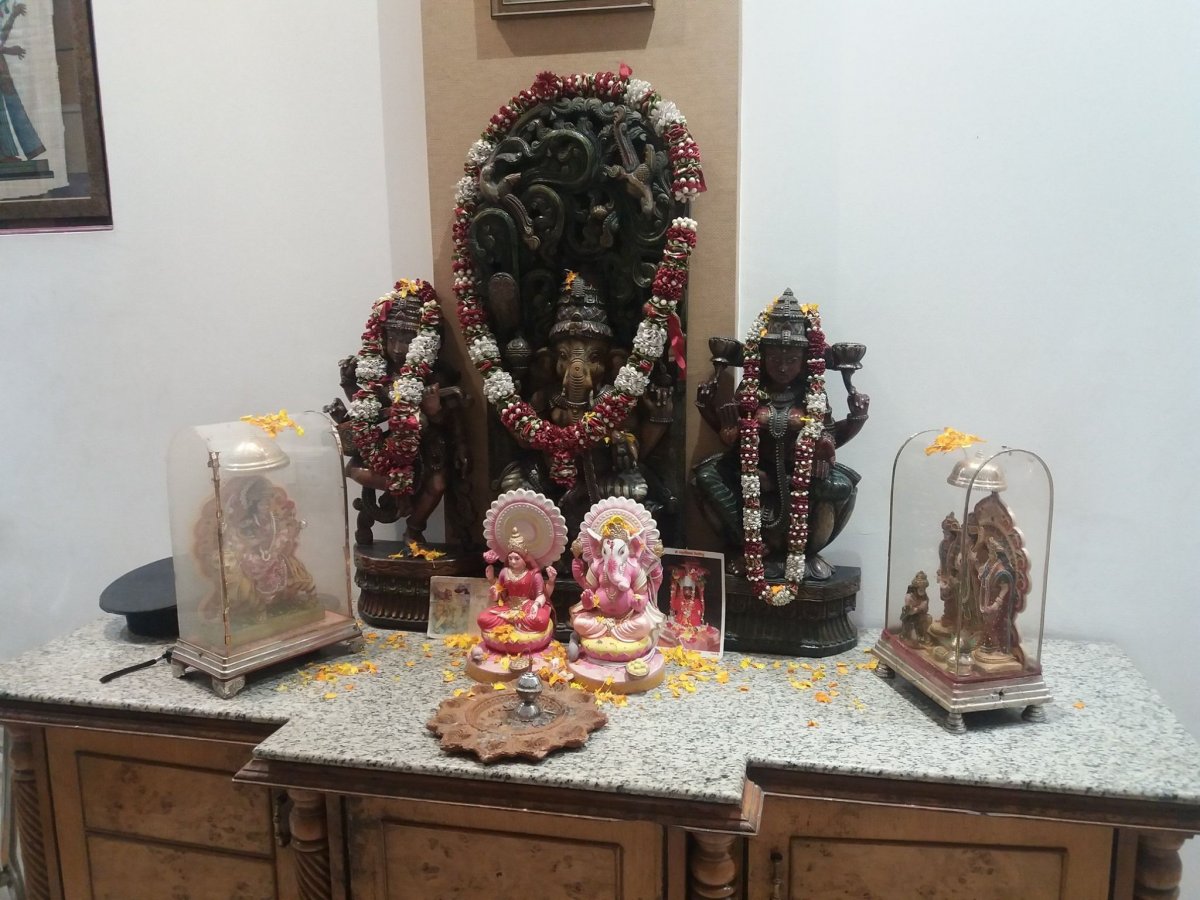 Hindu háziszentély •  Fotó: Facebook/The Kőrösi Project - From Transylvania to Ladakh