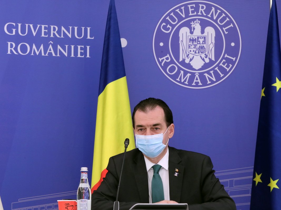 Ludovic Orban miniszterelnök •  Fotó: Gov.ro