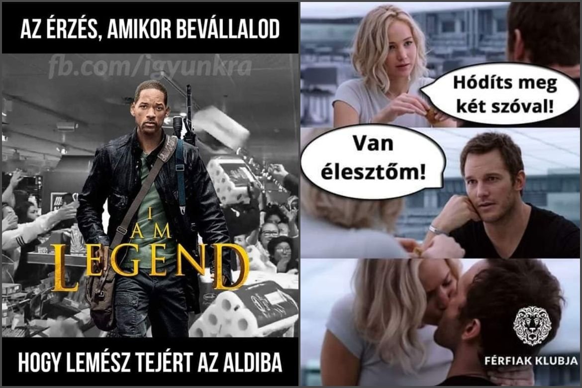 Humor és irónia a járványfolklórban •  Fotó: Facebook