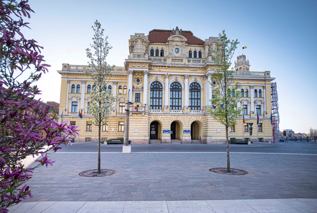 Ifj. Rimanóczy Kálmán főműve, a nagyváradi városháza &bullet;  Fotó: Facebook/Ilie Bolojan