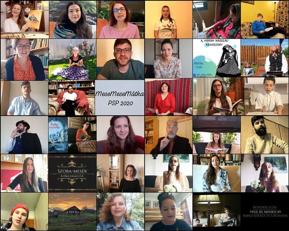 Összefonódó történetek. A mintegy két hónapon át tartó felolvasó sorozatban közel fél száz mese hangzott el •  Fotó: Facebook/Bucz Júlia