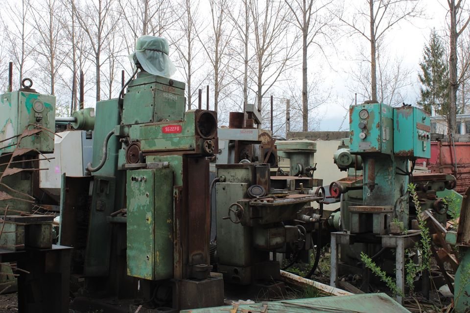 A rendszerváltás előtt fénykorát élt szentegyházi vasgyár maradványai •  Fotó: Józsa Svella Dávid