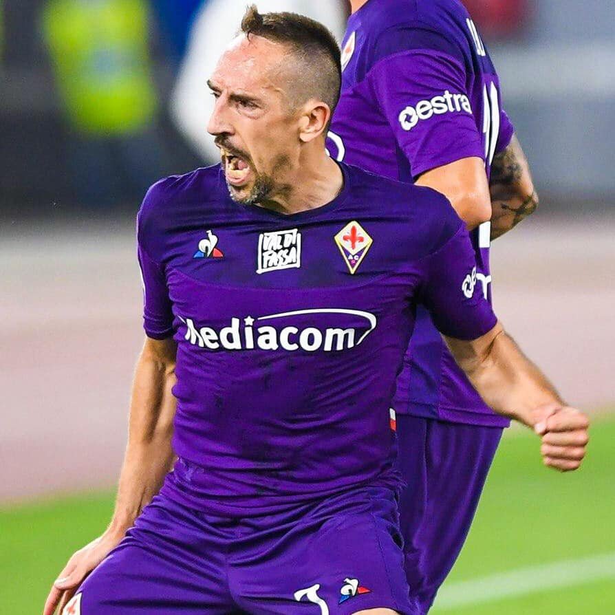 Franck Ribéry így örült csapata győzelmének, a betörésnek már kevésbé •  Fotó: Frank Ribery/Facebook