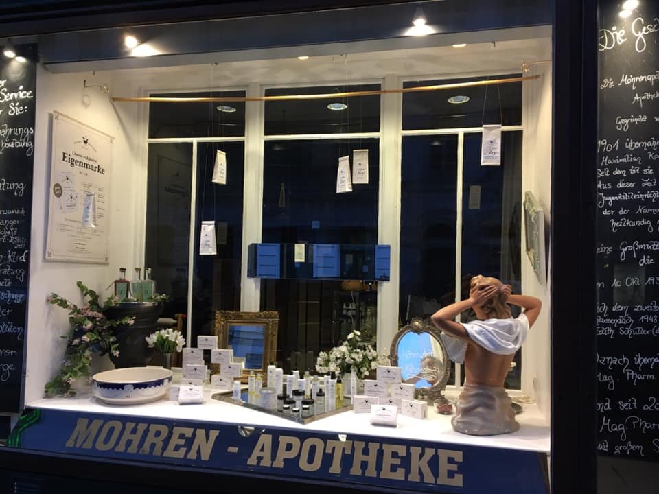 A közel 700 éve alapított patika Bécsben • Fotó: Moren-Apotheke/Facebook