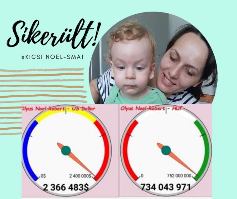 Sikerült: összegyűlt a pénz Noelnek a világ legdrágább gyógyszerére