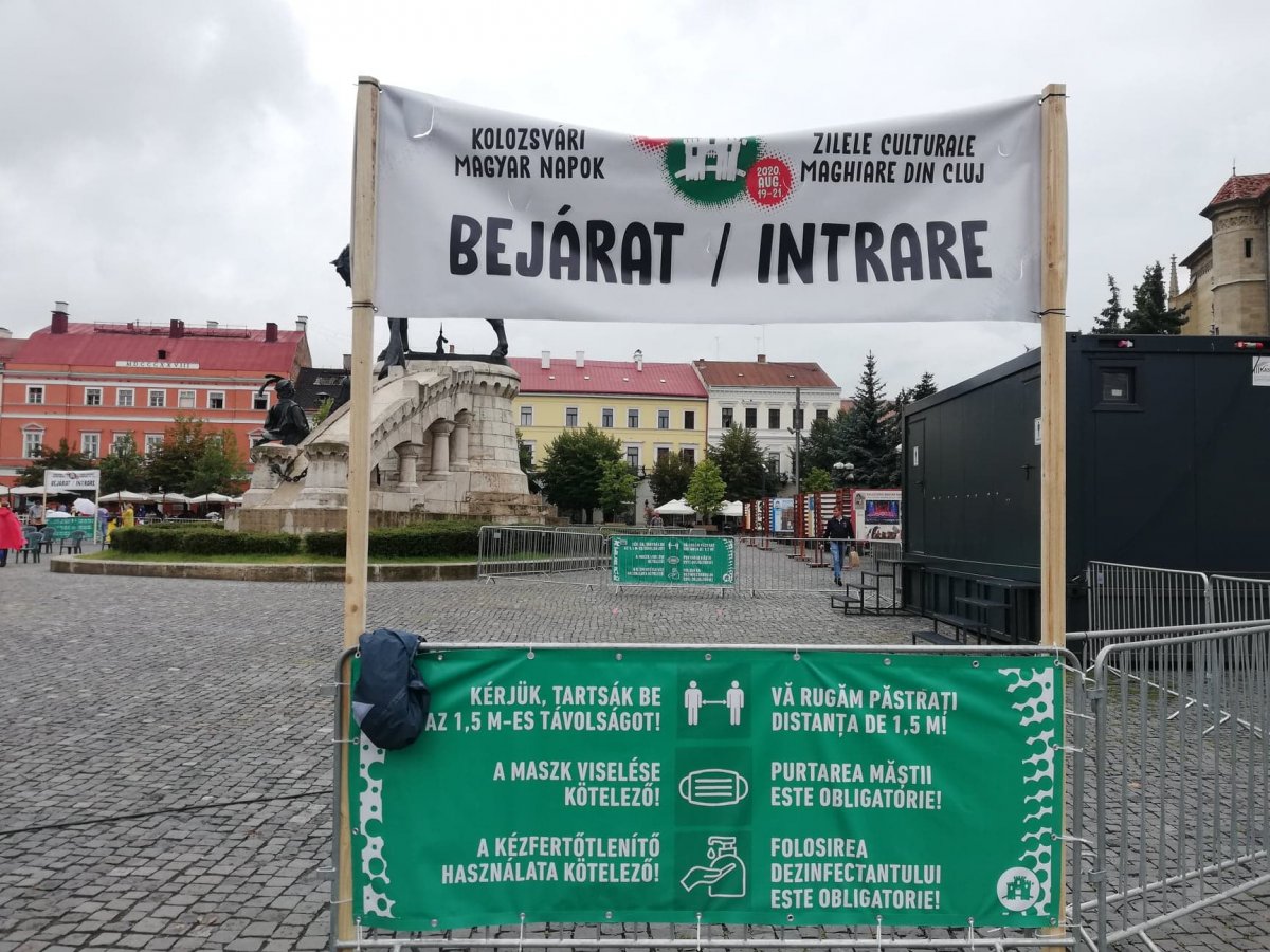 A szervezők több kapus beléptető-rendszerrel készülnek •  Fotó: Bede Laura