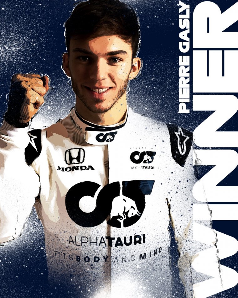 Nagy meglepetés a kaotikus monzai futamon: Gasly pályafutása első sikerét aratta