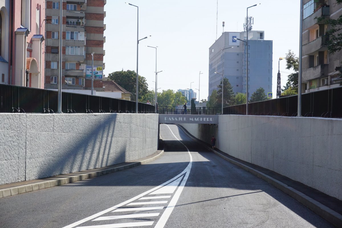 A nagyváradi vár és a nagypiac környékén folytatódik idén az aluljárók építése •  Fotó: Nagyváradi polgármesteri hivatal