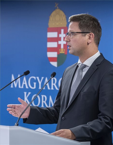 Gulyás Gergely •  Fotó: MTI/Szigetváry Zsolt