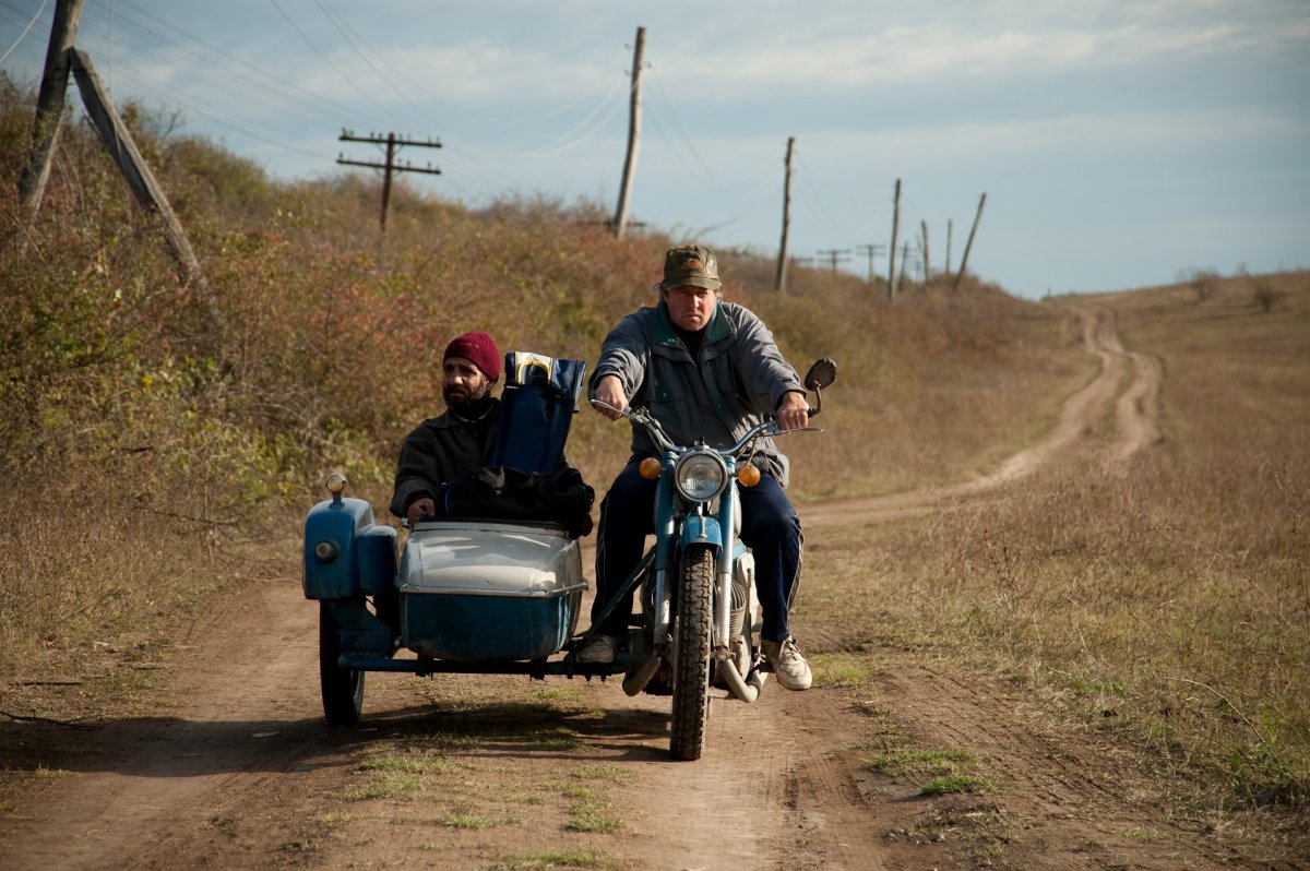 Yilmaz Yalçin és Hatházi András a Morgen című, tíz évvel ezelőtt Nagyszalontán forgatott filmben •  Fotó: Facebook