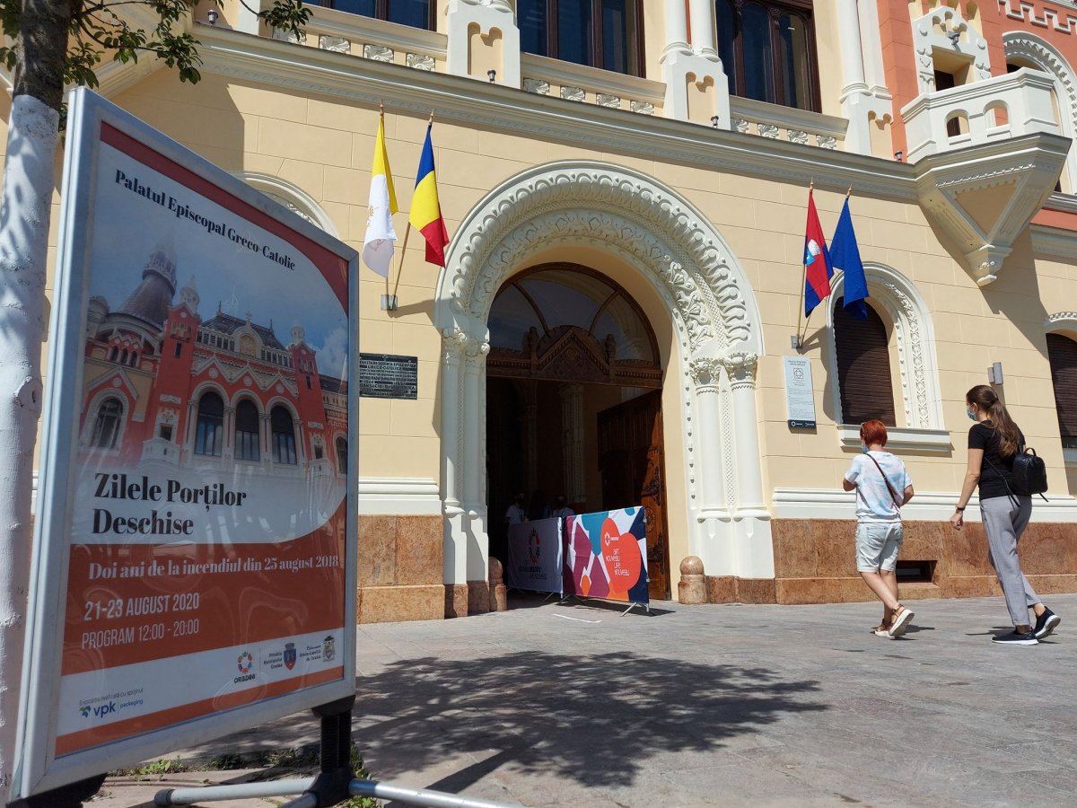 Vasárnap este 8 óráig még tárva vannak a kapuk •  Fotó: Facebook/Palatul Episcopal Greco-Catolic Oradea
