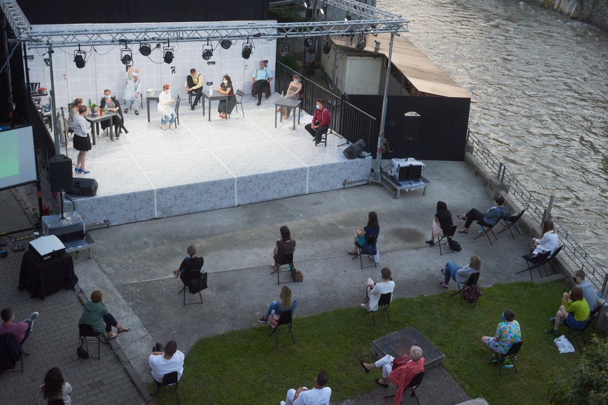 Szeptemberben még szabadtéren is lesznek előadások •  Fotó: Facebook/Kolozsvári Állami Magyar Színház