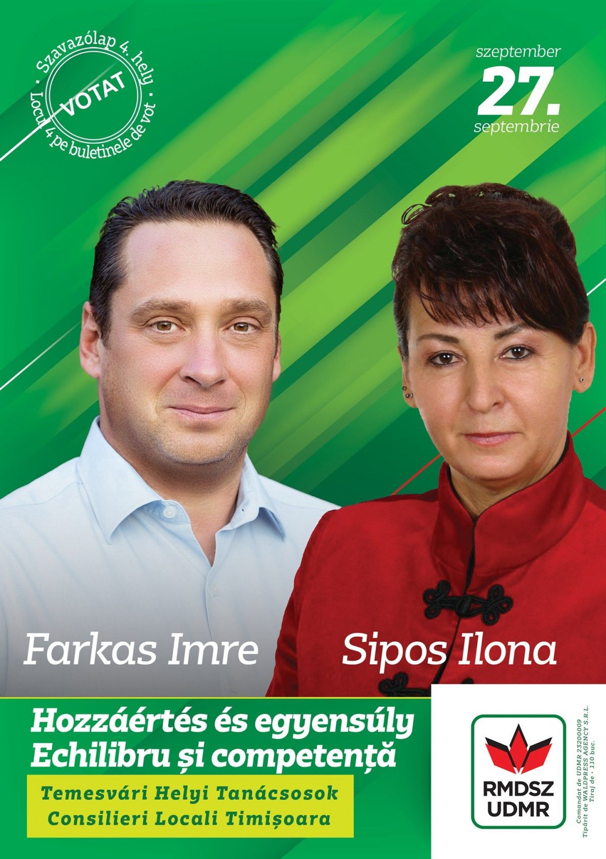 Az RMDSZ jelöltjeinek ezúttal nem sikerült bejutniuk a helyi tanácsba &bullet;  Fotó: Facebook/RMDSZ Temes megye