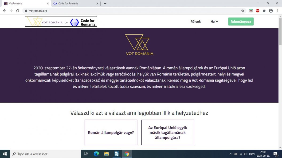 A Vot România platform célja leegyszerűsíteni a választási útmutatót • Fotó: Krónika