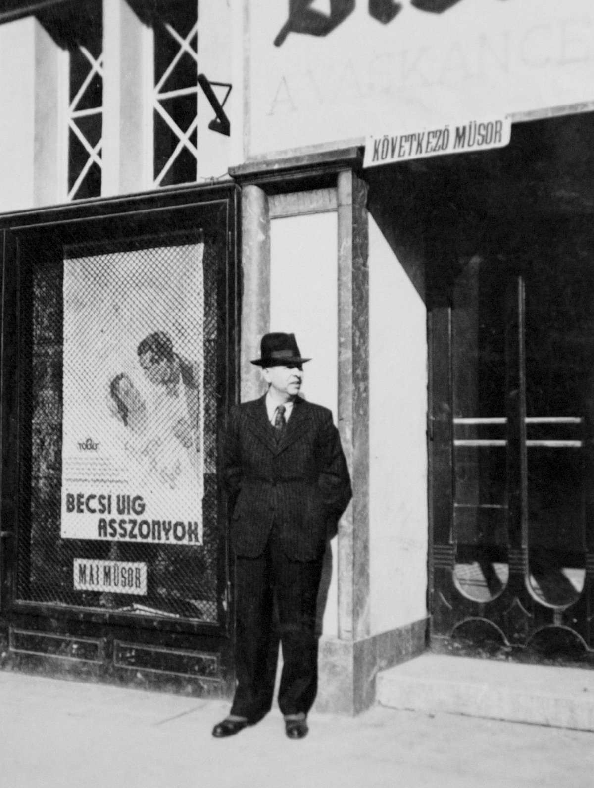 Magyar nyelvű moziműsor az első években •  Fotó: Facebook/Cinema Arta