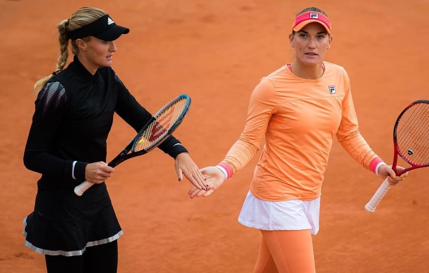 Kristina Mladenovic és Babos Tímea már három GS-trófeát gyűjtött •  Fotó: Kristina Mladenovic/Facebook