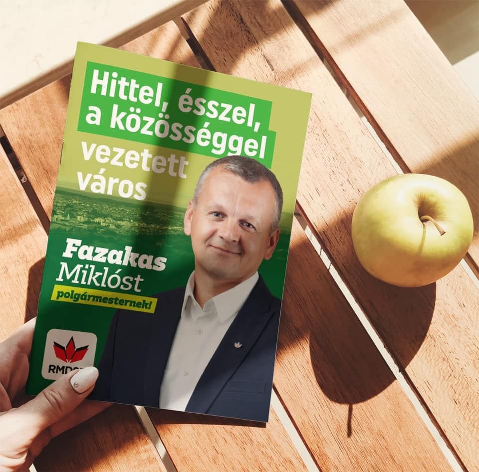 Fazakas Miklós az RMDSZ zilahi polgármesterjelöltje is volt •  Fotó: Facebook/RMDSZ Szilágy megyei szervezete