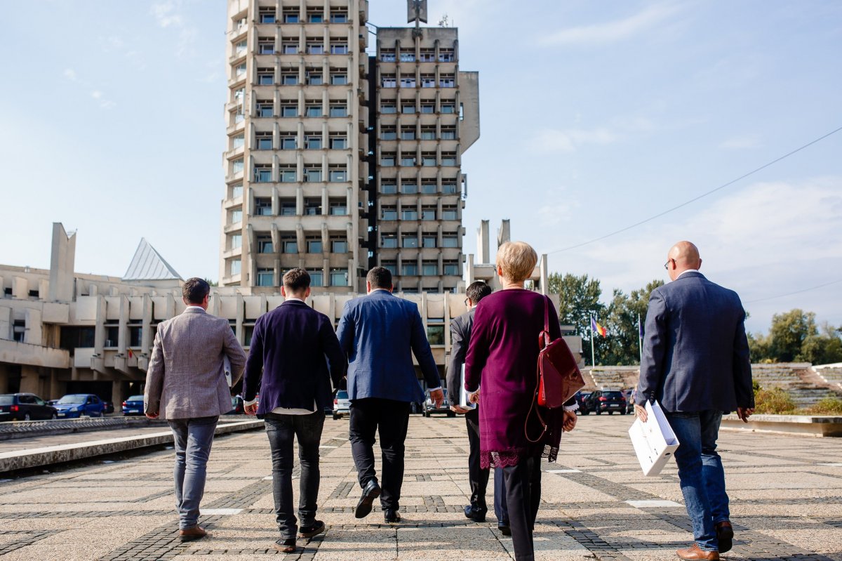 A szatmári adminisztratív palota is megújul •  Fotó: Facebook/Kereskenyi Gábor