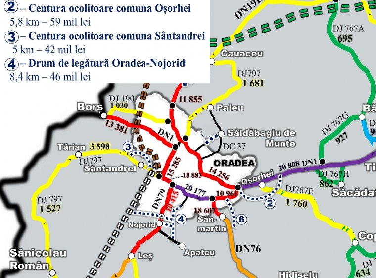 Bolojan új körgyűrűk építésével tehermentesítené Nagyváradot és térségét
