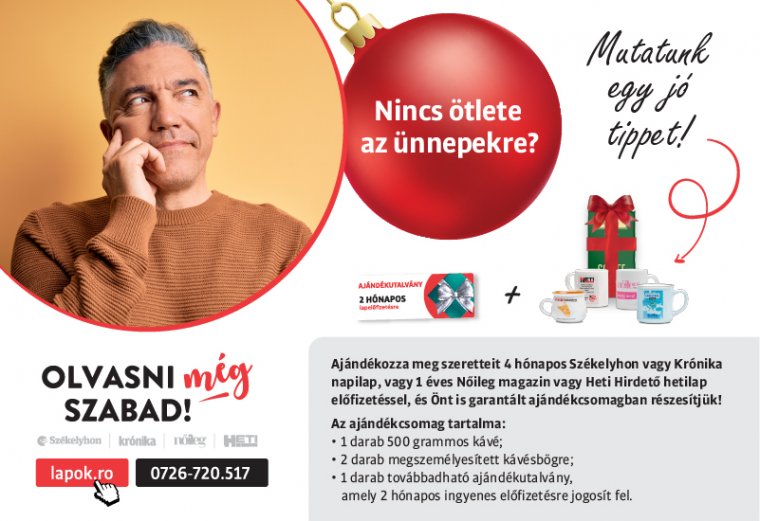 Nincs ötlete az ünnepekre?