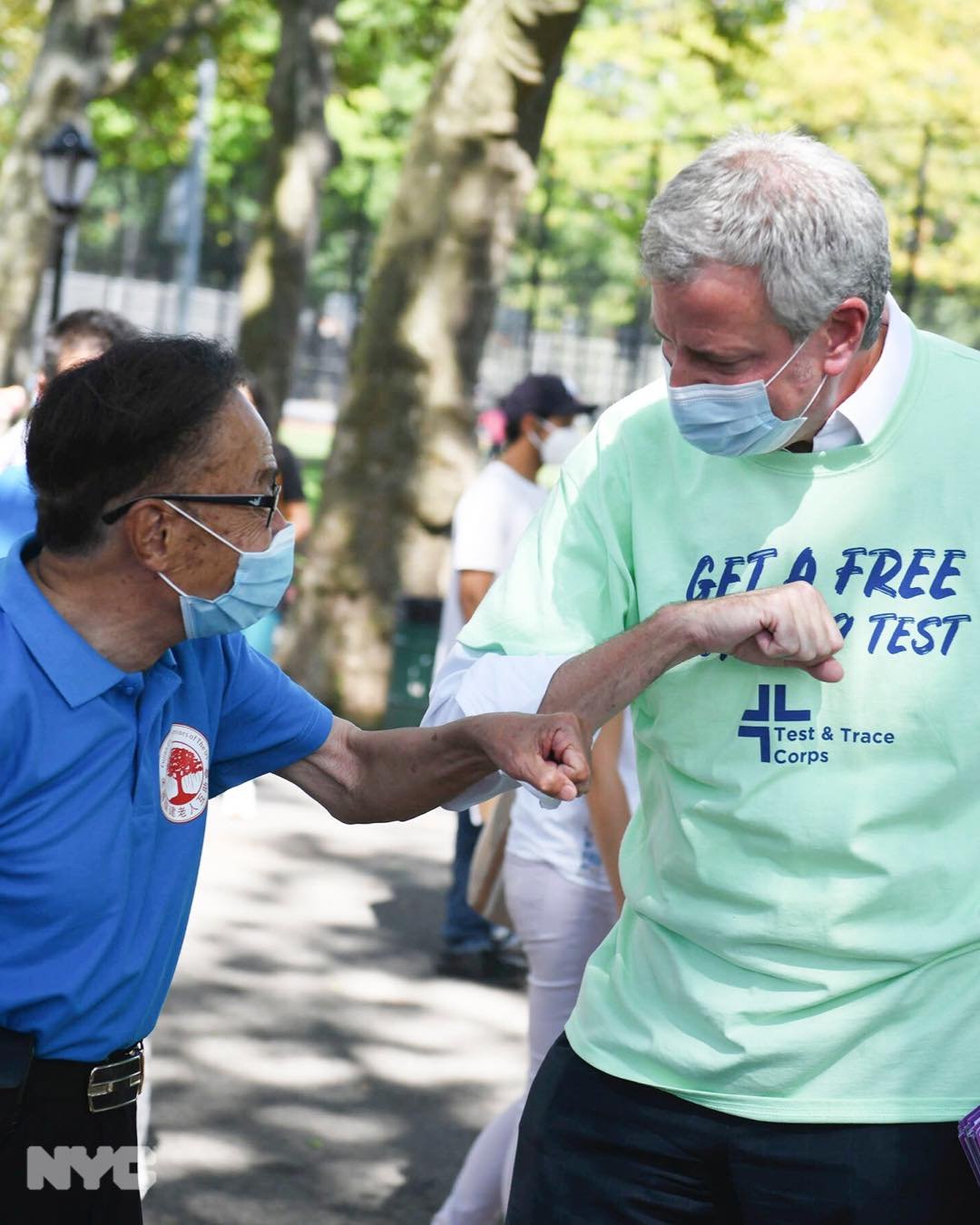 Bill de Blasio polgármester (jobbra) szerint elővigyázatossági intézkedésről van szó • Fotó: Bill de Blasio/Facebook