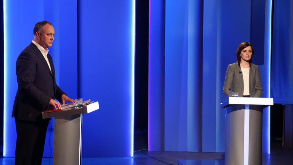 Pruton túli párharc. Az újrázni készülő Igor Dodonnak jobbak a startpozíciói Maia Sanduval szemben, mint négy évvel ezelőtt • Fotó: Moldova.eu