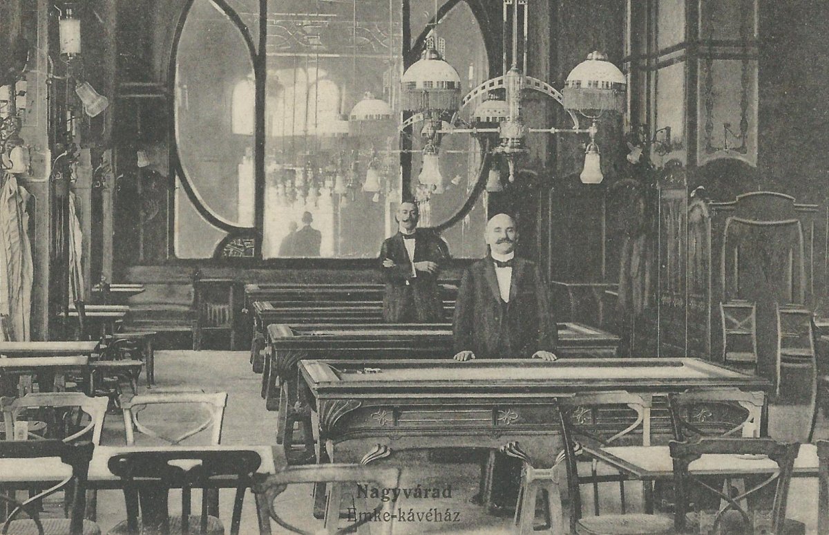 A nagyváradi EMKE kávéház múltját is felidézik a város kultúrtörténetét ismertető filmekben •  Fotó: archív