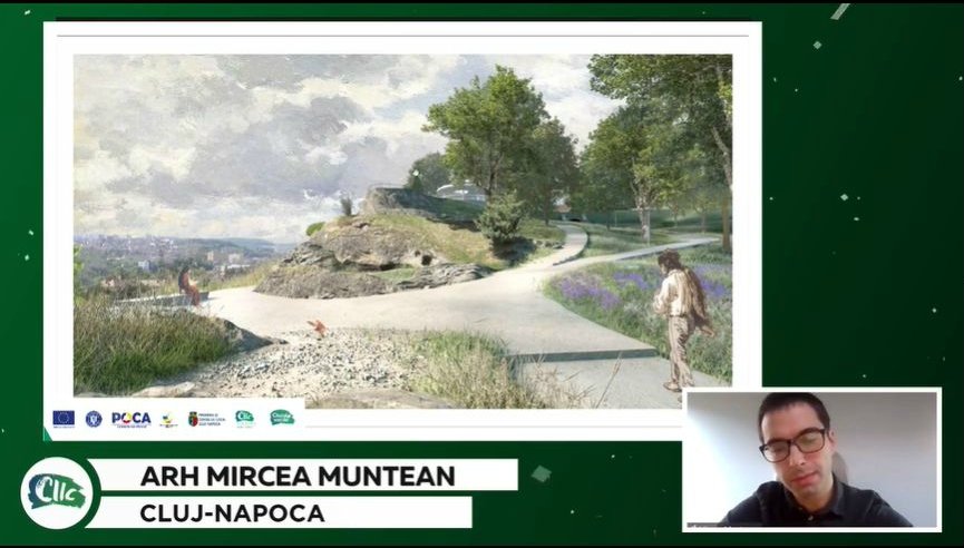 Mircea Muntean építész szerint visszaadnák a domboldal eredeti kinézetét •  Fotó: Krónika