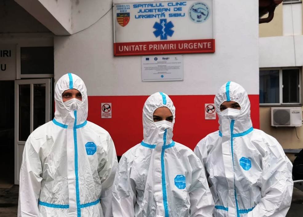 Szeben megyében napok óta súlyosbodik a járványhelyzet. Képünk illusztráció •  Fotó: Facebook/Spitalul Clinic Județean de Urgență Sibiu
