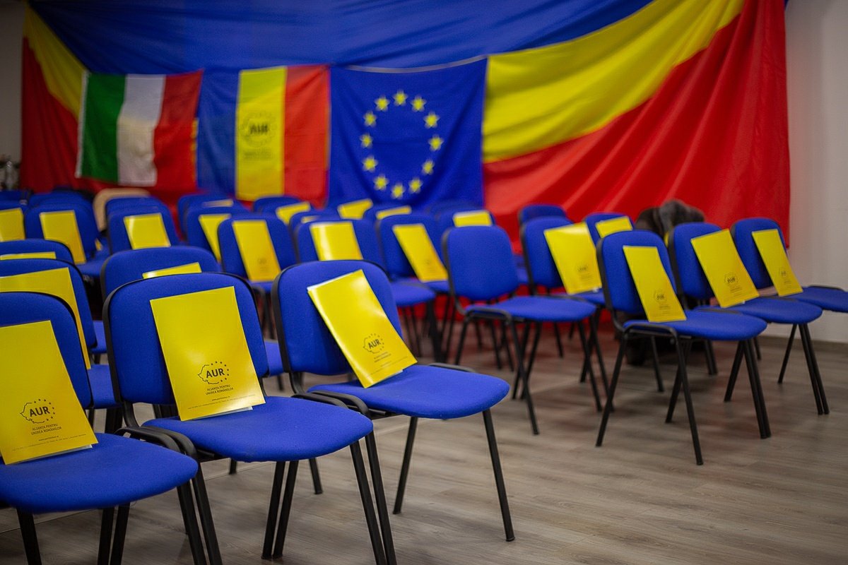 •  Fotó: Facebook/Alianța pentru Unirea Românilor - AUR