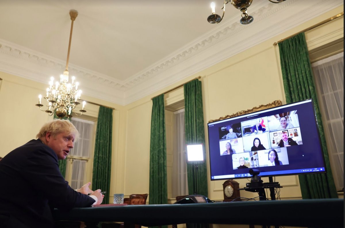 Boris Johnson miniszterelnök hétfő este jelentette be a lezárást • Fotó: Boris Johnson/Facebook