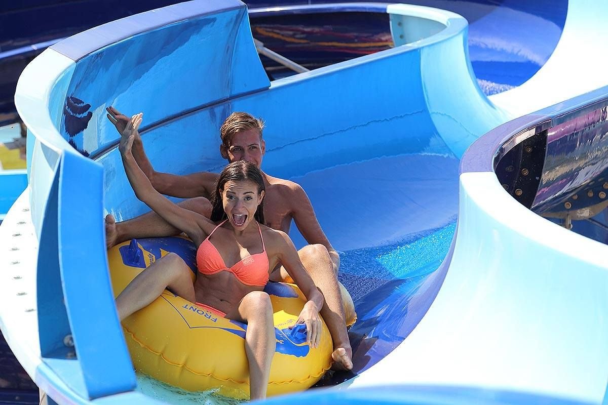 A vendégek jó része fiatal •  Fotó: Facebook/Aquapark Nymphaea Oradea
