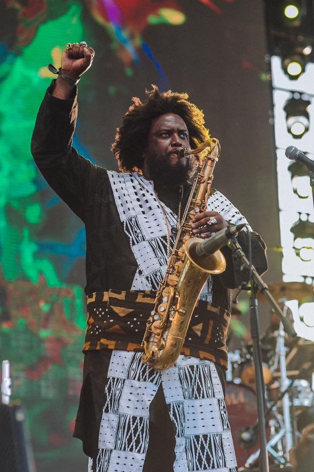 Kamasi Washington amerikai szaxofonos valószínűleg a legnépszerűbb jazz-zenész jelenleg •  Fotó: Facebook/Kamasi Washington