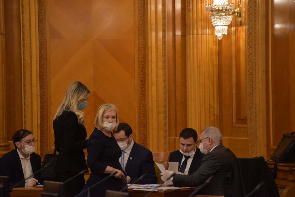 •  Fotó: Románia parlamentje