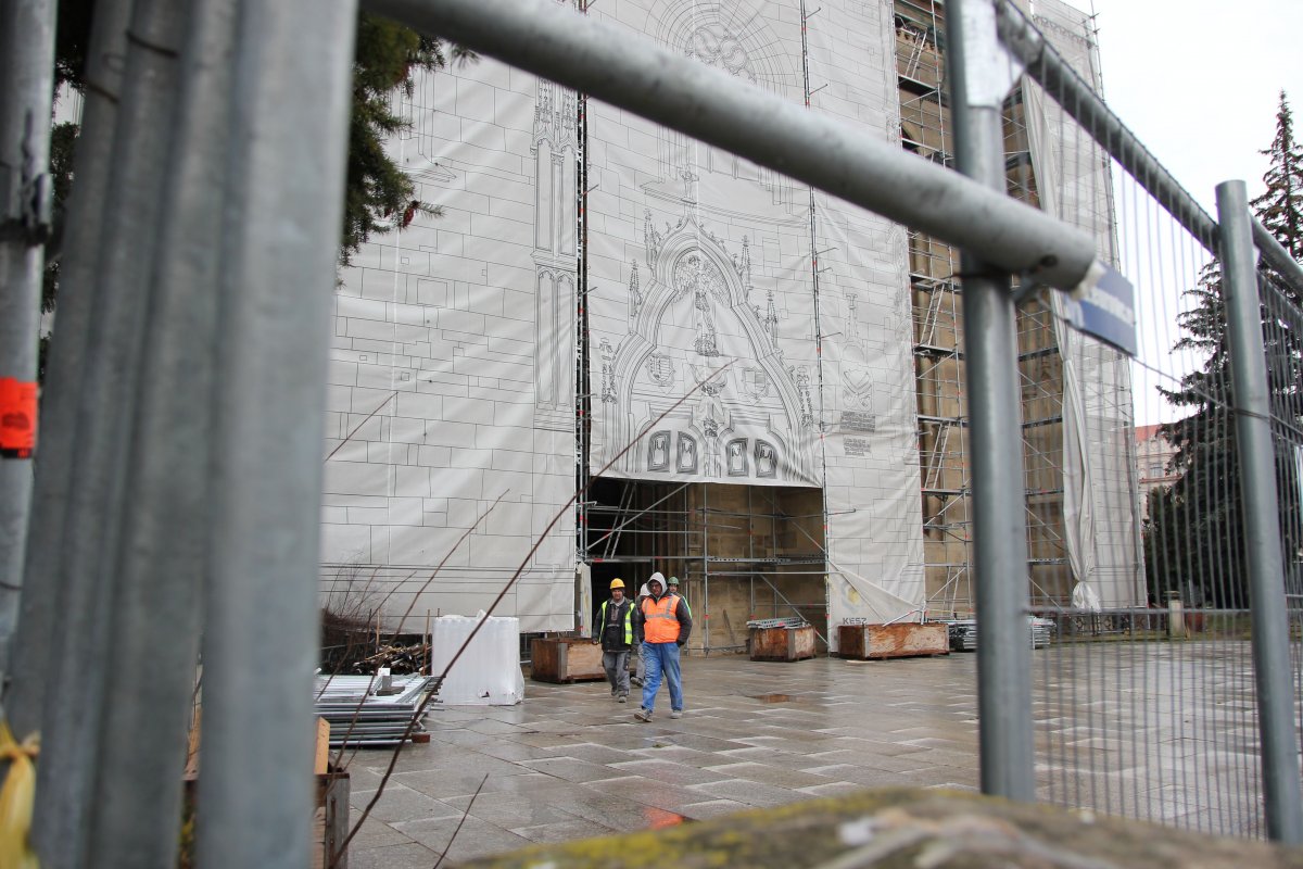 Megnyitják. A nyilvánosság számára is megmutatná az eddig elvégzett munkálatokat a kivitelező &bullet;  Fotó: Jakab Mónika