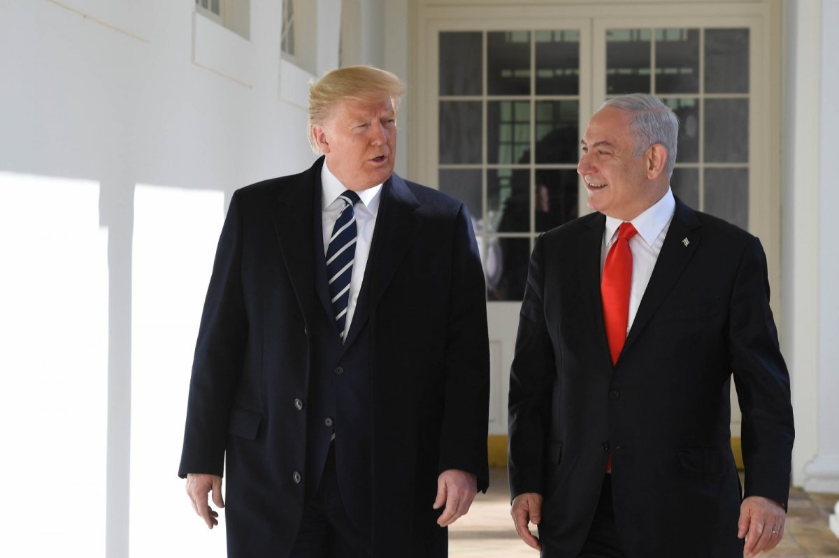 Donald Trump,  Benjamin Netanjahu