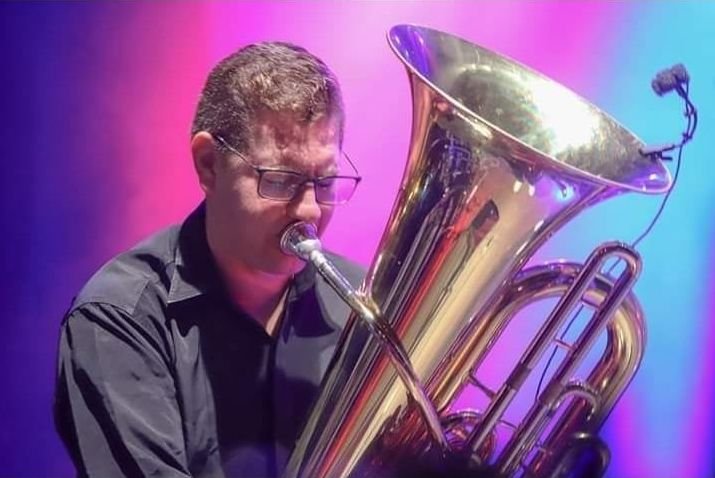 Csoma Attila a legutóbbi válogatón két filmzenét adott elő a Star Wars és a Mission Impossible mozikból, majd egy dinamikusabb, balkán stílusú dalt •  Fotó: Facebook/Csoma Attila