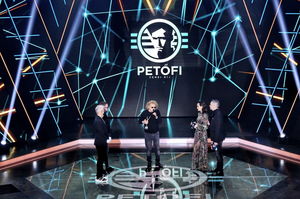Az életműdíjas Horváth Charlie •  Fotó: MTI/MTVA/Kaszner Nikolett