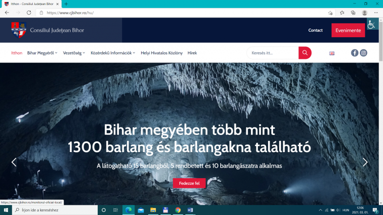 Magyarul is kommunikál most már a Bihar megyei önkormányzat honlapja