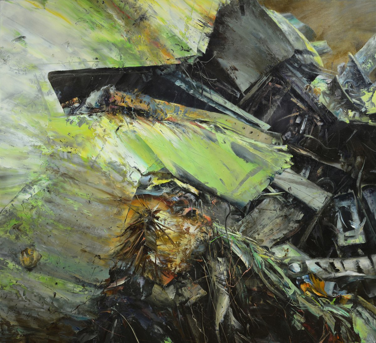 Divisus - 137cm x 150cm, olaj-vászon, 2020 