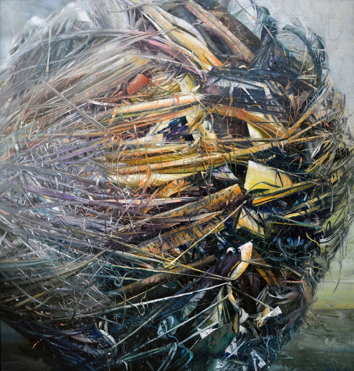 Glomus - 145cm x 140cm, olaj-vászon, 2020 