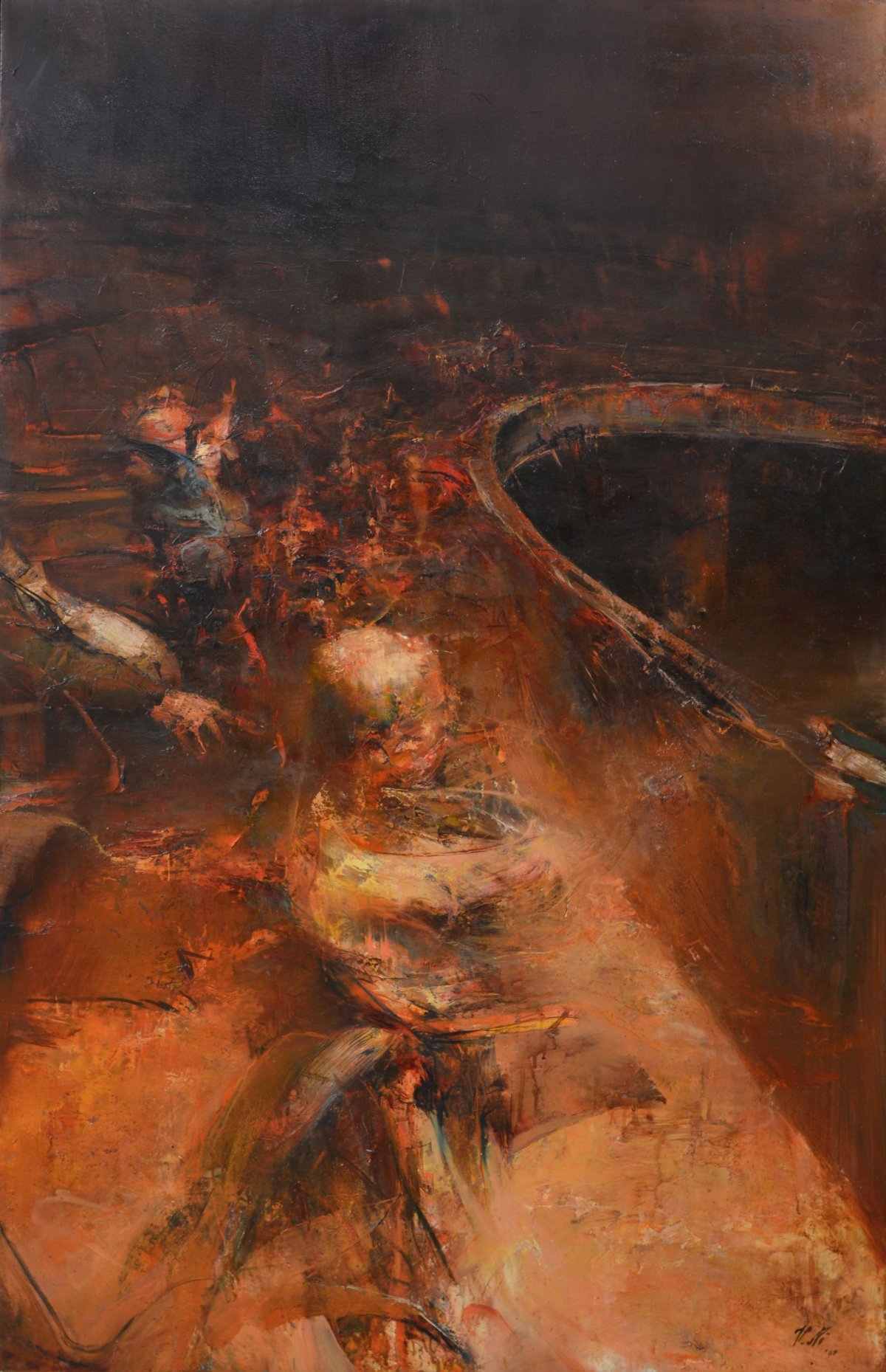 Publicum - 144cm x 93cm, olaj-vászon, 2009 