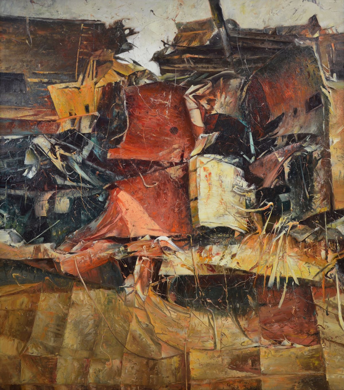 Scala 1 - 150cm x 130cm, olaj-vászon, 2020 