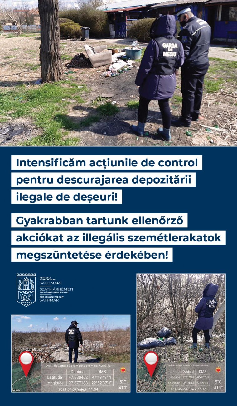 Eredményes akció: megszüntetnék az illegális szemétlerakatokat Szatmárnémetiben