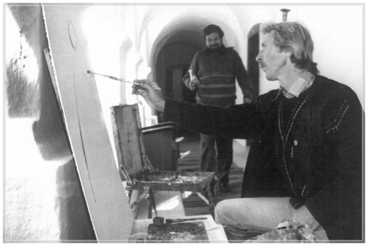 Alkotás a kolostorfolyosón (1974) 