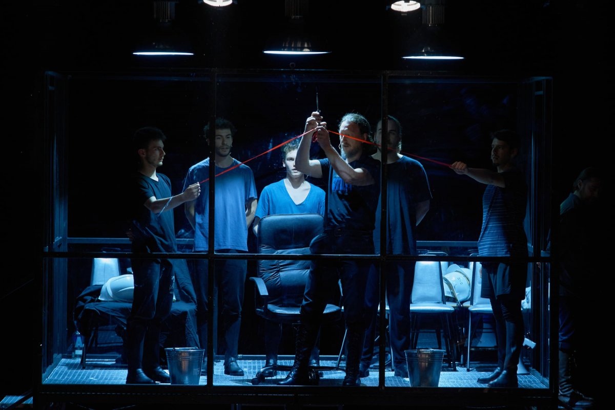 George Orwell Állatfarmjának bemutatójára készül a kolozsvári színház, az előadás látványgazdag, eredeti hangzású  •  Fotó: Kolozsvári Állami Magyar Színház